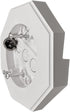 iMBAPrice IMBA-8141 White Vertical Siding Lamp Mounting Kit with Built-in Electrical Box,