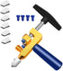 Glass Tile Cutter, 2 in 1 New Design Cutting Tool with Extra 6 Blades for Glass, Mirror, Ceramic Tile, Glazed Tiles