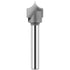 BINSTAK 1/4" Shank Point Cutting Roundover Router Bit 1/4" Radius, 1/2" Cutting Diameter