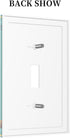 HTSAHKV 3 5 Inch Parrot Bird Wall Plate Light Switch Cover Single Gang Outlet Faceplate Print Plate Cover X