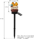 Welcome Birds Solar Powered Outdoor Garden Light, Resin Animal LED Stake Lights for Patio Yard Art Garden