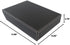 KINGFOM Letter Tray, PU Leather Paper Organizer for Desk, A4 Size Black Storage Holder for Office, Home, School