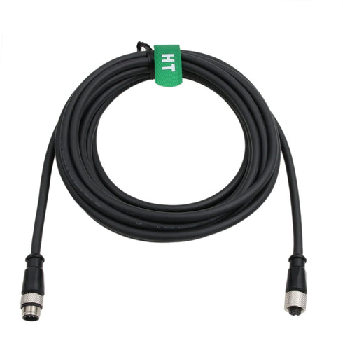 M12 A Coded 8 pin Female to Male Cable for Cognex in-Sight Remote Head Camera Sensor, 2M