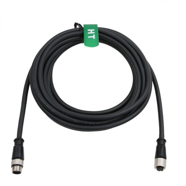 M12 A Coded 8 pin Female to Male Cable for Cognex in-Sight Remote Head Camera Sensor, 2M