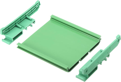 MECCANIXITY PCB DIN Rail Mount Carrier, Circuit Board Holder 100x120mm Green