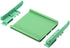 MECCANIXITY PCB DIN Rail Mount Carrier, Circuit Board Holder 100x120mm Green