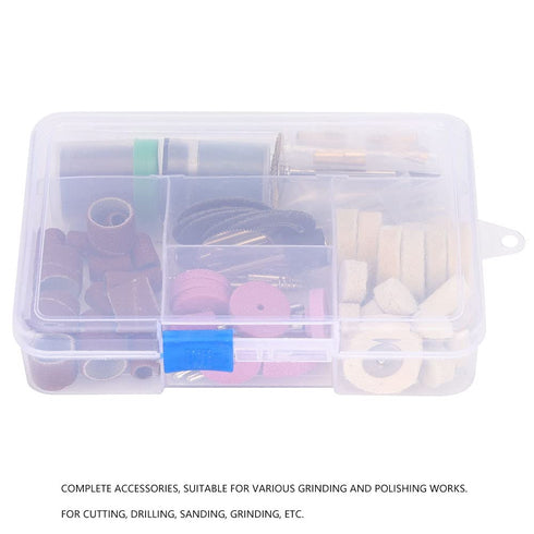 125PCs Grinding Polishing Rotary Tool Kit for Mini Drill Electric Grinder Accessories (Mini Grinder Accessories Set)