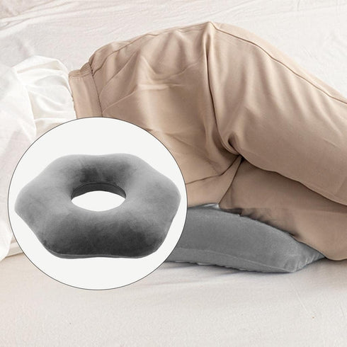 Xiaojikuaipao Tailbone Orthopedic Donut Pillow Hemorrhoid Seat Cushion - Memory Foam Doughnut Pillow for Office Chair.