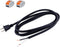 2 Prong Power Cord Replacement, 14AWG SJT Heavy Duty 6 Foot Pigtail AC Cable with Polarized Plug