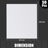 Cholemy 50 Pcs Large Poly Mailers, 30 x 36 Inch Self Adhesive Waterproof Shipping Bags (White)