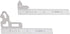 Accusize Industrial Tools 25 Pc Radius Gage Set with Holder, Fractional 1/64-1/2'' Gages, 3602-5021
