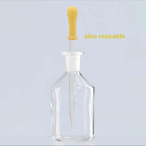 Latex Dropper Bulbs for Labs Pipet - 2ml, Pack of 100