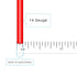 14 25ft 14 BNTECHGO Gauge Silicone Wire Spool red and Black Each Flexible AWG Stranded Tinned Copper Wire