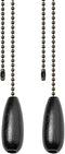 UUYYEO 2 Pcs 12 Inch Wooden Ceiling Fan Pull Chain Beaded Ceiling Light