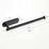 JOY DECOR 2 Pack SUS304 Paper Towel Holder - Matte Black Stainless Steel, Under Cabinet Self Adhesive Or Drilling Paper