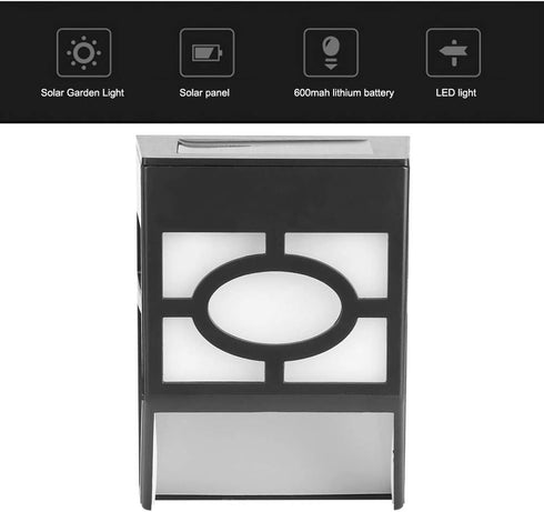 Gavigain Solar Lights Outdoor Waterproof, Outdoor Lamp Solar Wall Sconces Lights Outdoor Wall Light Outdoor Rainproof