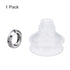 PATIKIL 1 Pack Vacuum Suction Cup, Silicone Rubber 4mm ID x 27mm OD Pneumatic Bellows Sucker Pad with Gasket