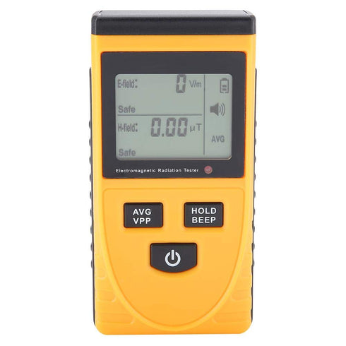 Electromagnetic Radiation Detector Radiation Tester GM3120, Sound and Light Alarm, Large LCD Display Screen
