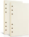Tofun 2 Packs A6 Refillable Paper, A6 Blank Refill Paper, A6 Binder Refills
