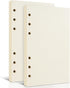 Tofun 2 Packs A6 Refillable Paper, A6 Blank Refill Paper, A6 Binder Refills