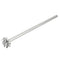 MECCANIXITY 304 Stainless Steel Stirring Rod 7.87" Length with 1.18" ID Dispersion Disc for Industrial, Laboratory