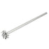 MECCANIXITY 304 Stainless Steel Stirring Rod 7.87" Length with 1.18" ID Dispersion Disc for Industrial, Laboratory