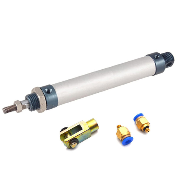 Pneumatic Cylinder 16mm Bore 100mm Stroke, Air Cylinder Double Action Single Rod with Mounting Accessories