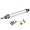 Pneumatic Cylinder 16mm Bore 100mm Stroke, Air Cylinder Double Action Single Rod with Mounting Accessories