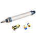 Pneumatic Cylinder 16mm Bore 100mm Stroke, Air Cylinder Double Action Single Rod with Mounting Accessories