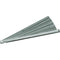 Proto J000TL 25 Blade Long Feeler Gauge Set, 1/2" and 12" Blades in Steel Holder