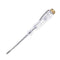 Fielect Tester Screwdriver, Voltage Tester Light Circuit Tester Electric Test Pen AC100-500V (Clear 1pcs)