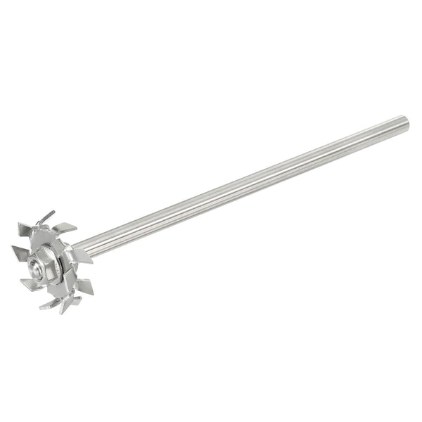 MECCANIXITY 304 Stainless Steel Stirring Rod 7.87" Length with 1.57" ID Dispersion Disc for Industrial, Laboratory