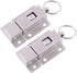 2PCS Slide Barrel Door Bolt, 3 Inch Long Stainless Steel Lock Door Bolts for Home Improvement