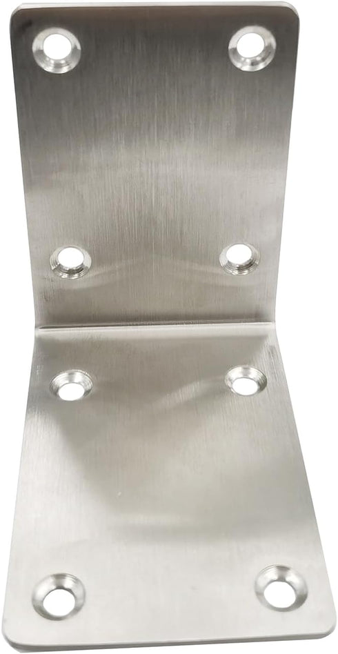 Hyever 2.7"x2.7"x2" 90 (Pack 6) Stainless Steel L Brackets, Heavy Duty Corner Braces, Degree Angle Braces for Wood