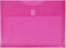 JAM PAPER Plastic Expansion Envelopes with Hook & Loop Closure - Letter Booklet - 9 3/4 x 13 with 1 Inch Expansion -