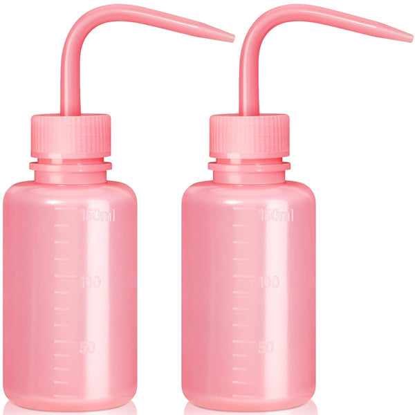 Professional 2PCS 150ML Tattoo Squeeze Bottle Mini, 5oz Tattoo Wash Bottle, Easy to Carry Eyelash Water Bottle