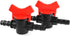 DGZZI Barbed Ball Valve 4PCS, 3/8-Inch ID in-Line Ball Valve Shut-Off Switch for Drip Irrigation and Aquariums