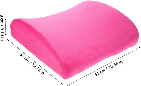 Memory Foam Lumbar Support Pillow for Office Chairs and Travel
