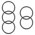Othmro 5Pcs Nitrile Rubber O-Rings 0.11in Wire Dia 2.36in OD Metric Sealing Washers for Air Sealing