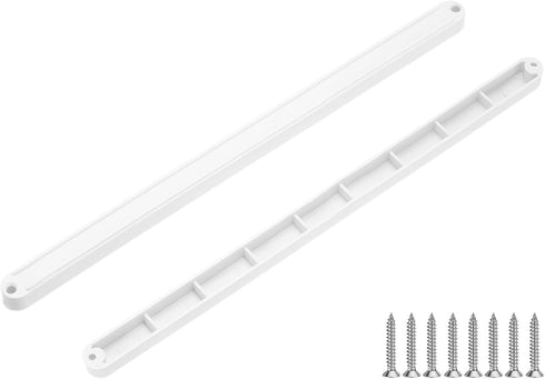 PATIKIL 9 Inch Drawer Slides, 4 Pcs Plastic Guide Rails Side Mounted