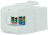 Legrand - OnQ RJ45 Keystone Insert, Cat 5e Keystone Jack, 10 Pack, Terminate with Punchdown Tool, White