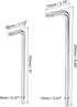 uxcell 1/4" & 3/8" Drive Socket Breaker Set, L Shape Extension Bar Wrench, CR-V by uxcell