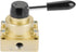 Hilitand HV-03 Rotary Lever Hand Valve, G3/8 Control Valve, 3 Positions 4 Ways Pneumatic Air Flow Control