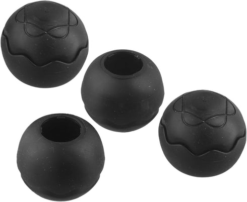 Tidevib 23mm 13-16mm 4-Pack Camping Chair Foot Pads Anti-Sink Spherical Leg Covers Non-Slip Wear-Resistant Plastic