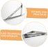 LIFKOME Heavy Duty Stainless Steel Shelf Brackets Solid Thick Wall Mounted Bracket Supports for Floating Shelves