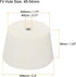 MECCANIXITY Rubber Tapered Plug 45mm to 56mm with Hole Test Tubes Bungs Stopper White for Lab Home 3 Pieces
