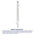 Borosilicate Glass Liebig Condenser, 400mm Jacket Length, 24/40 Joint Lab Glass Condenser