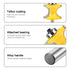 5PCS 1/4-Inch Set Radius:1/4",3/8",1/2",5/8",3/4" WSOOX Bullnose Beading Router Bits with Shank Carbide-Tipped Corner