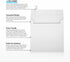 LUXPaper Square Invitation Envelopes, Bright White, 6 1/4" x 6 1/4", 70lb. Text, 250 Qty