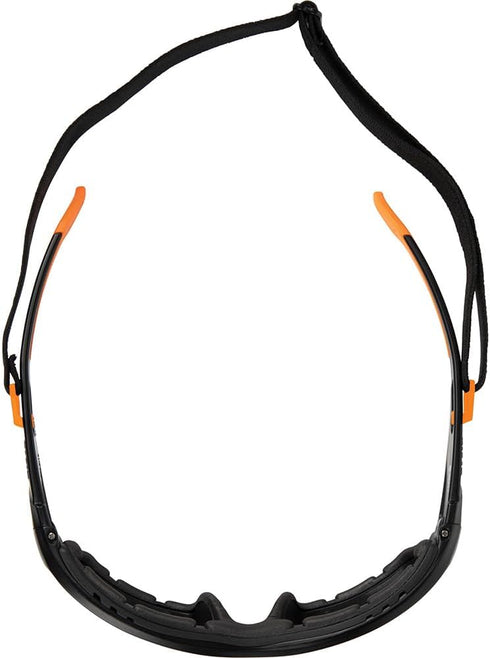 Klein Tools 60471 Safety Glasses, ANSI Z87.1+ Pro Full Frame Gasket Safety Glasses with Gray Lens, UV Protection